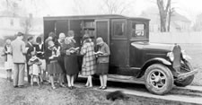 Bookmobile 1920s
