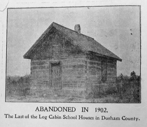 Last White Log Cabin Schoolhouse