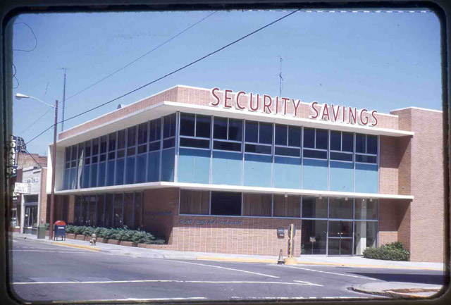 Security Savings, 1960