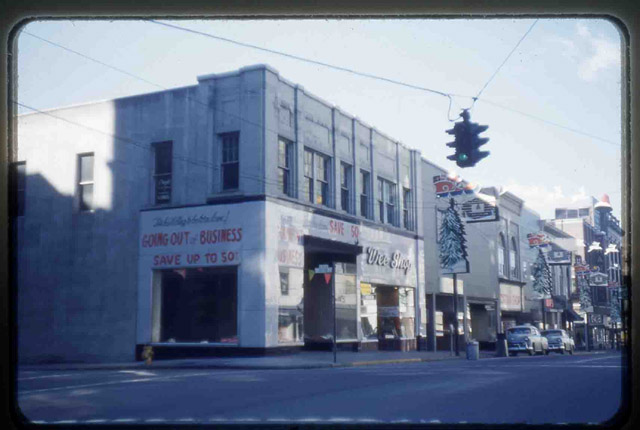 Wee Shop and Other Main Street Stores, 1961