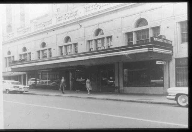 Washington Duke Hotel, Corcoran Street Entrance, 1955