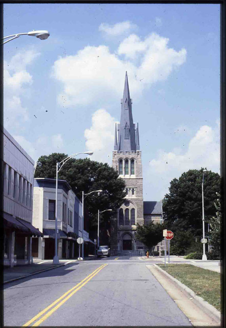 Trinity Church with steeple, 1987