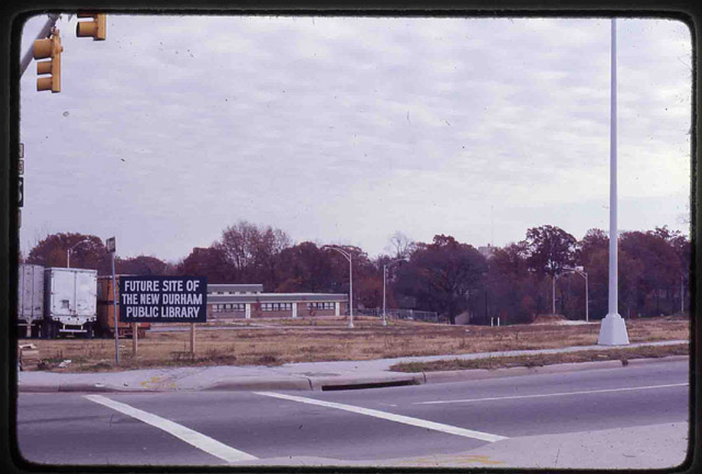 Future Site, Durham County Library, 1976