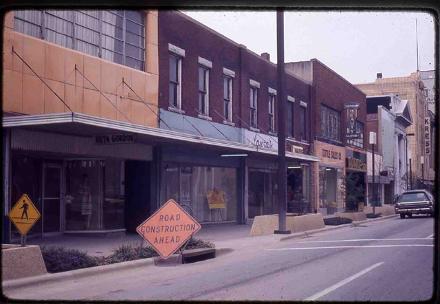 Buildings along 100 Block, East Main Street, 1978