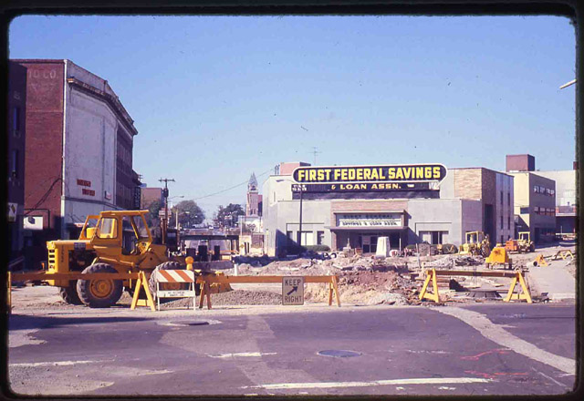First Federal Savings and Loan and Street Renovation, 1964