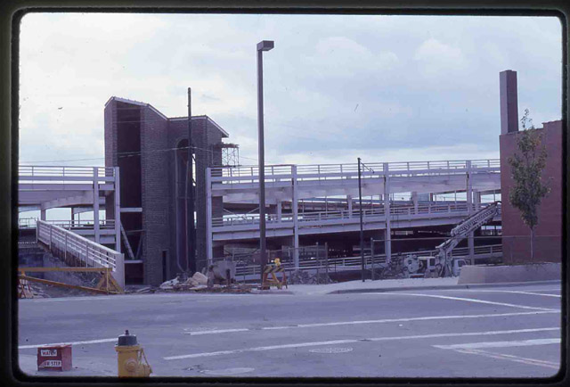 Entrance to New Parking Garage, 1978