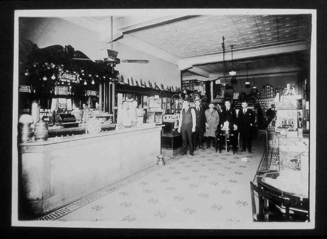 Rogers Drug Company Interior, circa 1920