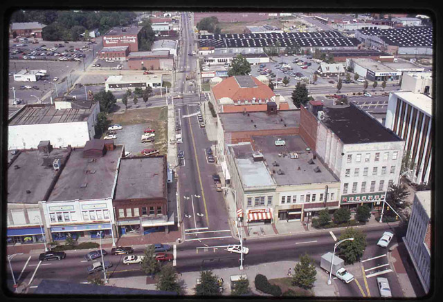 Foster Street, Aerial View, 1986