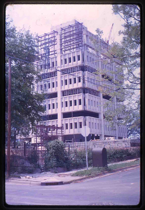 NC Mutual Life Insurance Building Construction, 1964