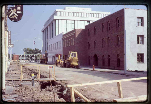 Street Construction, East Parrish Street, 1980