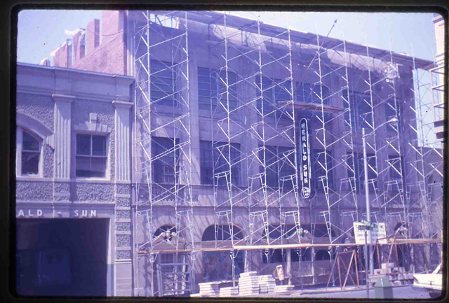 Herald-Sun Building Adding Third Story, 1966