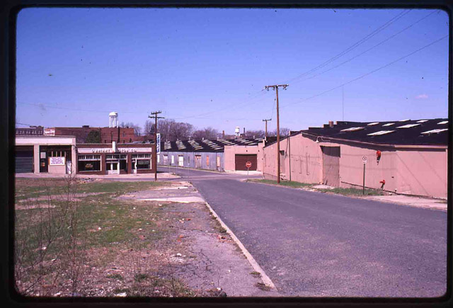 Tobacco Warehouses, Rigsbee Avenue, 1987