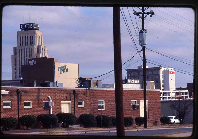 Downtown Durham's Banks, 1984