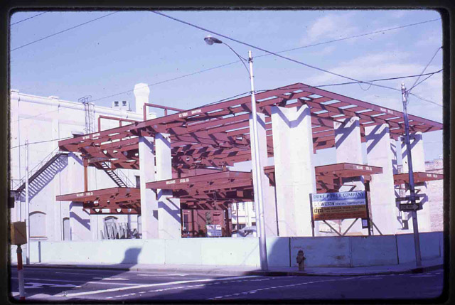 Duke Power Building under Construction, 1971
