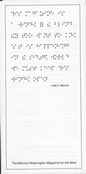 Braille Brochure